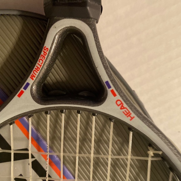 Used AMF Head Spectrum Racquet 3 7/8 Kevlar Mid-Size w/Case and Balls - Picture 3 of 6